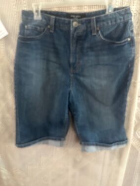 Nine West Dark Blue Denim Shorts